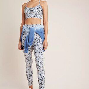 Anthropologie Women's Varley Century Leopard Print Leggings